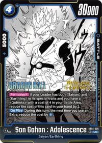 Son Gohan : Adolescence - Manga Booster 02 Release Event Cards - Dragon Ball Super: Fusion World card