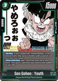 Son Gohan : Youth - Manga Booster 02 Release Event Cards - Dragon Ball Super: Fusion World card