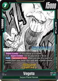 Vegeta - SB02-046 - Manga Booster 02 Release Event Cards - Dragon Ball Super: Fusion World card