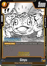 Ginyu - FB01-107 - Manga Booster 02 Release Event Cards - Dragon Ball Super: Fusion World card