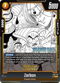 Zarbon - FB01-116 - Manga Booster 02 Release Event Cards - Dragon Ball Super: Fusion World card