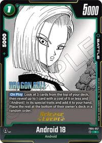 Android 18 - Manga Booster 02 Release Event Cards - Dragon Ball Super: Fusion World card