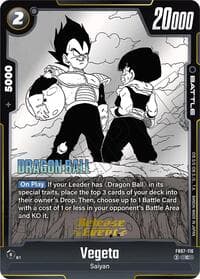 Vegeta - FB07-116 - Manga Booster 02 Release Event Cards - Dragon Ball Super: Fusion World card