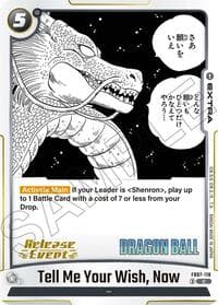 Tell Me Your Wish, Now - Manga Booster 02 Release Event Cards - Dragon Ball Super: Fusion World card