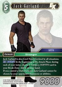 Jack Garland EX - Journey of Discovery - Final Fantasy TCG card