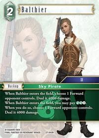 Balthier - Journey of Discovery - Final Fantasy TCG card