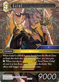 Galuf - Journey of Discovery - Final Fantasy TCG card