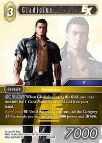Gladiolus EX - Journey of Discovery - Final Fantasy TCG card