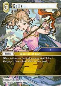 Krile - Journey of Discovery - Final Fantasy TCG card