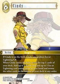 Cindy - Journey of Discovery - Final Fantasy TCG card