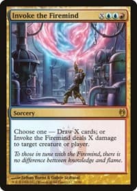 Invoke the Firemind - Duel Decks: Izzet vs. Golgari - Magic: The Gathering card