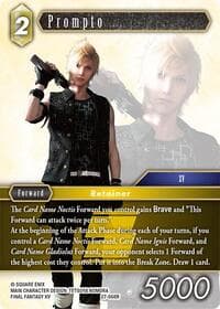 Prompto - Journey of Discovery - Final Fantasy TCG card