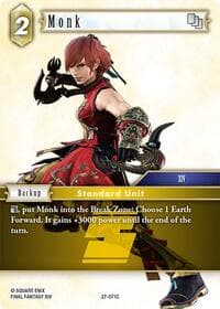 Monk - Journey of Discovery - Final Fantasy TCG card