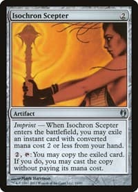 Isochron Scepter - Duel Decks: Izzet vs. Golgari - Magic: The Gathering card