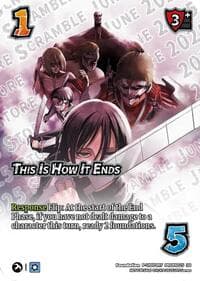 This Is How It Ends - UniVersus Promos - UniVersus card
