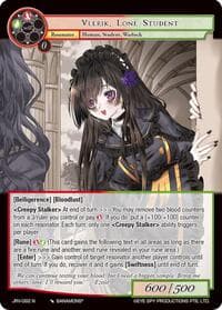 Vlerik, Lone Student - Journey to Ravidra - Force of Will card