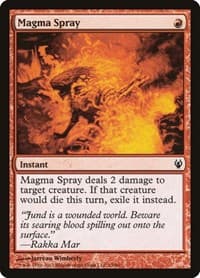 Magma Spray - Duel Decks: Izzet vs. Golgari - Magic: The Gathering card