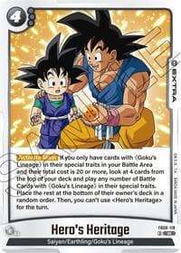 Hero's Heritage - Saiyan's Pride - Dragon Ball Super: Fusion World card