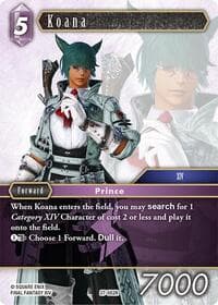 Koana - Journey of Discovery - Final Fantasy TCG card
