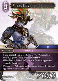 Zoraal Ja - Journey of Discovery - Final Fantasy TCG card