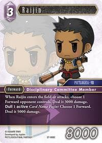 Raijin - Journey of Discovery - Final Fantasy TCG card