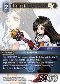 Garnet EX - Journey of Discovery - Final Fantasy TCG card