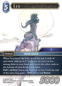 Gau - Journey of Discovery - Final Fantasy TCG card