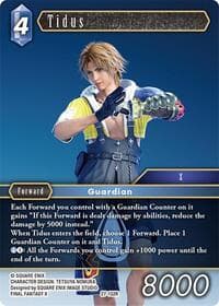 Tidus - Journey of Discovery - Final Fantasy TCG card