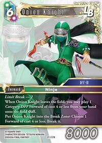 Onion Knight LB - Journey of Discovery - Final Fantasy TCG card