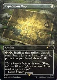 Expedition Map - Secret Lair Drop Series - Magic: The Gathering card