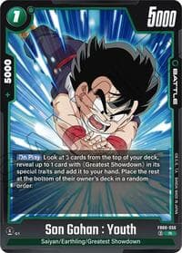 Son Gohan : Youth - FB08-056 - Saiyan's Pride - Dragon Ball Super: Fusion World card