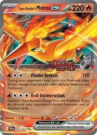 Team Rocket's Moltres ex - 31/182 (Destined Rivals Stamp) - Miscellaneous Cards & Products - Pokemon card