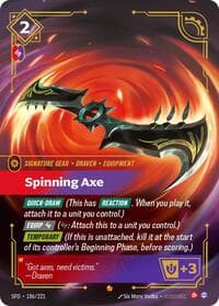 Spinning Axe - Spiritforged - Riftbound: League of Legends Trading Card Game card