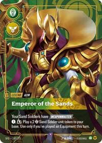 Azir, Emperor of the Sands - Spiritforged - Riftbound: League of Legends Trading Card Game card