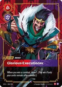 Draven, Glorious Executioner - Spiritforged - Riftbound: League of Legends Trading Card Game card