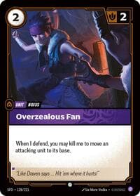Overzealous Fan - Spiritforged - Riftbound: League of Legends Trading Card Game card