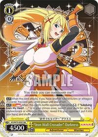 "Iron Wall Crusader" Darkness - KONOSUBA -God’s blessing on this wonderful world! Re:Edit - Weiss Schwarz card