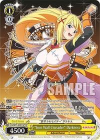 "Iron Wall Crusader" Darkness (SP) - KONOSUBA -God’s blessing on this wonderful world! Re:Edit - Weiss Schwarz card