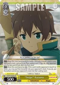 "Snipe" Kazuma (SR) - KONOSUBA -God’s blessing on this wonderful world! Re:Edit - Weiss Schwarz card