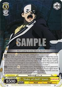 "Duke of Hell" Vanir - KONOSUBA -God’s blessing on this wonderful world! Re:Edit - Weiss Schwarz card