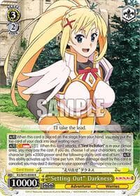 "Setting Out" Darkness - KONOSUBA -God’s blessing on this wonderful world! Re:Edit - Weiss Schwarz card