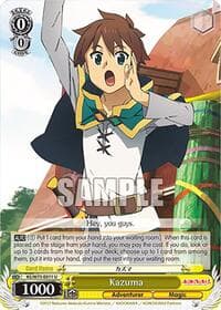 Kazuma - KONOSUBA -God’s blessing on this wonderful world! Re:Edit - Weiss Schwarz card