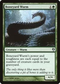 Boneyard Wurm - Duel Decks: Izzet vs. Golgari - Magic: The Gathering card