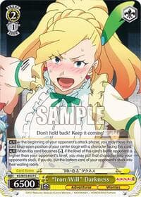 "Iron Will" Darkness - KONOSUBA -God’s blessing on this wonderful world! Re:Edit - Weiss Schwarz card