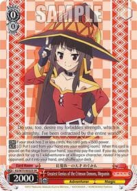 Greatest Genius of the Crimson Demons, Megumin (SR) - KONOSUBA -God’s blessing on this wonderful world! Re:Edit - Weiss Schwarz card
