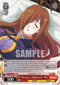 "Having a Nightmare" Wiz - KONOSUBA -God’s blessing on this wonderful world! Re:Edit - Weiss Schwarz card