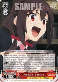 "Ambush" Yunyun (SR) - KONOSUBA -God’s blessing on this wonderful world! Re:Edit - Weiss Schwarz card