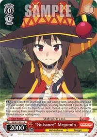 "Nuisance" Megumin - KONOSUBA -God’s blessing on this wonderful world! Re:Edit - Weiss Schwarz card