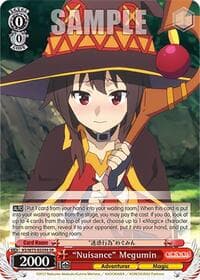 "Nuisance" Megumin (SR) - KONOSUBA -God’s blessing on this wonderful world! Re:Edit - Weiss Schwarz card