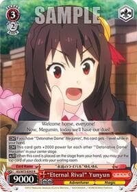 "Eternal Rival" Yunyun - KONOSUBA -God’s blessing on this wonderful world! Re:Edit - Weiss Schwarz card